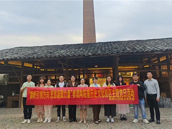 景翔公司联合党支部开展 “旗帜引领方向 思想凝聚力量”主题党日活动